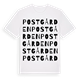 Postgården ordlek t-shirt