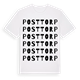 Posttorp ordlek t-shirt