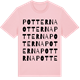 Pink Cotton t-shirt med Potterna ordlek t-shirt