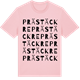 Pink Cotton t-shirt med Prästäckre ordlek t-shirt