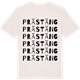 Vintage White t-shirt med Prästäng ordlek t-shirt