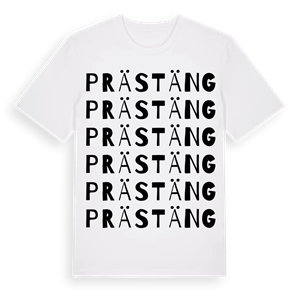Prästäng ordlek t-shirt – ekologisk bomull t-shirt från Pinshirt