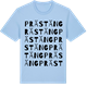 Blue Soul t-shirt med Prästäng ordlek t-shirt