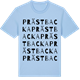 Blue Soul t-shirt med Prästbacka ordlek t-shirt