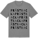 Mid Heather Gray t-shirt med Prästbacka ordlek t-shirt