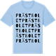 Blue Soul t-shirt med Prästbolet ordlek t-shirt