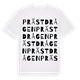 Prästdrågen ordlek t-shirt