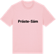 Pink Cotton t-shirt med Präste-Säm fetstil t-shirt