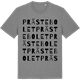 Mid Heather Gray t-shirt med Prästebolet ordlek t-shirt