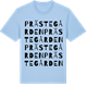 Blue Soul t-shirt med Prästegården ordlek t-shirt