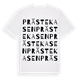 Prästekasen ordlek t-shirt