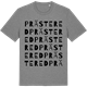 Mid Heather Gray t-shirt med Prästered ordlek t-shirt