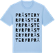 Blue Soul t-shirt med Prästeryr ordlek t-shirt