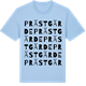 Blue Soul t-shirt med Prästgärde ordlek t-shirt