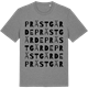 Mid Heather Gray t-shirt med Prästgärde ordlek t-shirt