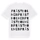 Prästholmen ordlek t-shirt