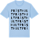 Blue Soul t-shirt med Prästhult ordlek t-shirt