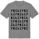Mid Heather Gray t-shirt med Preke ordlek t-shirt