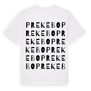 Prekebo ordlek t-shirt – ekologisk bomull t-shirt från Pinshirt