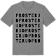Mid Heather Gray t-shirt med Prosterud ordlek t-shirt
