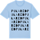 Blue Soul t-shirt med Pukared ordlek t-shirt