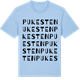 Blue Soul t-shirt med Pukesten ordlek t-shirt