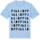Blue Soul t-shirt med Puklarp ordlek t-shirt
