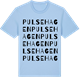 Blue Soul t-shirt med Pulsehagen ordlek t-shirt