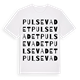 Pulsevadet ordlek t-shirt