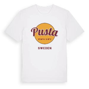 Pusta cirkel t-shirt – ekologisk bomull t-shirt från Pinshirt