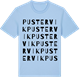 Blue Soul t-shirt med Pustervik ordlek t-shirt