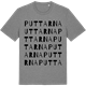 Mid Heather Gray t-shirt med Puttarna ordlek t-shirt