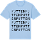 Blue Soul t-shirt med Putten ordlek t-shirt