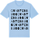 Blue Soul t-shirt med Qvantenburg ordlek t-shirt