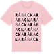 Pink Cotton t-shirt med Råbacka ordlek t-shirt
