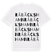 Råbäcks hamn ordlek t-shirt