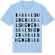Blue Soul t-shirt med Rabbalshede ordlek t-shirt