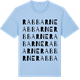 Blue Soul t-shirt med Rabbarne ordlek t-shirt
