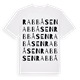 Rabbåsen ordlek t-shirt