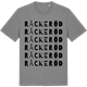 Mid Heather Gray t-shirt med Råckeröd ordlek t-shirt