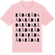 Pink Cotton t-shirt med Råda ordlek t-shirt