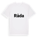 White t-shirt med Råda fetstil t-shirt