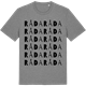 Mid Heather Gray t-shirt med Råda ordlek t-shirt