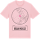 Pink Cotton t-shirt med Råda mosse t-shirt