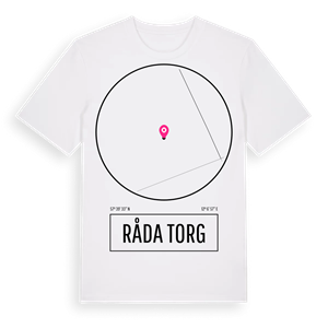 Råda Torg t-shirt – ekologisk bomull t-shirt från Pinshirt
