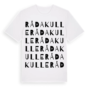 Rådakulle ordlek t-shirt – ekologisk bomull t-shirt från Pinshirt