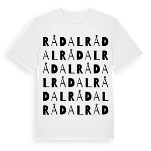 Rådal ordlek t-shirt – ekologisk bomull t-shirt från Pinshirt