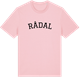Pink Cotton t-shirt med Rådal böjd t-shirt