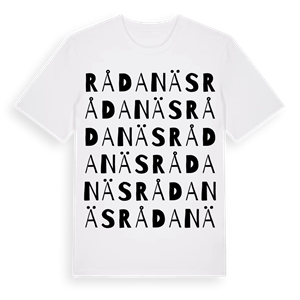 Rådanäs ordlek t-shirt – ekologisk bomull t-shirt från Pinshirt