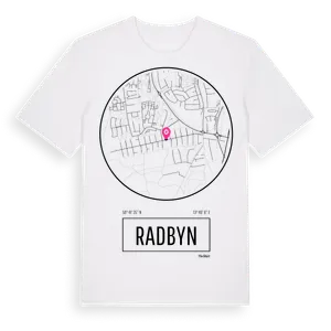 Radbyn t-shirt – ekologisk bomull t-shirt från Pinshirt